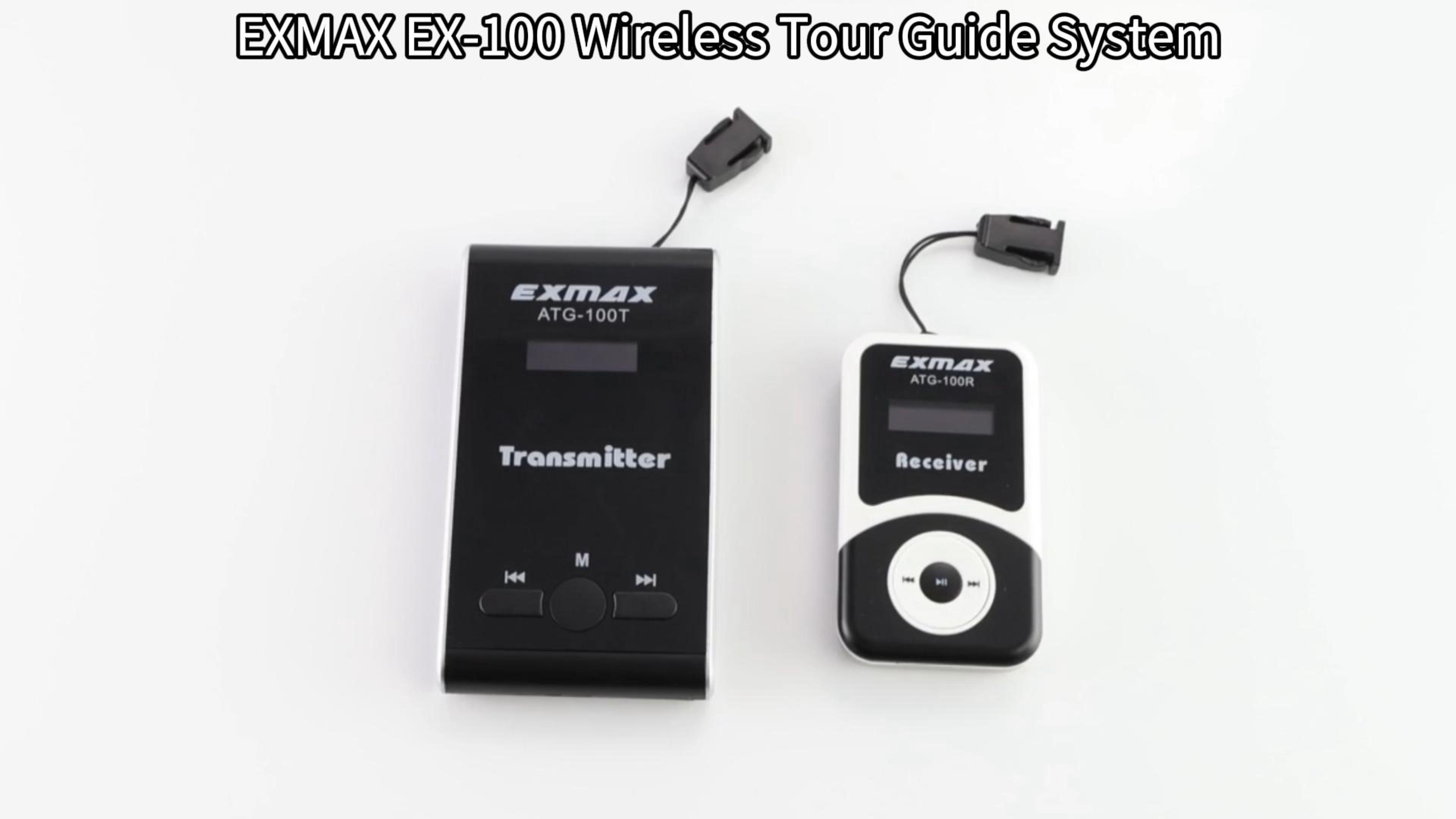 Amazon.com: EXMAX EX-100R EX-100 Receiver for Wireless Tour Guide